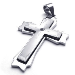 Til Dit Valg Farve Glans Pålidelig Kvalitet Titanium Kors Vedhæng