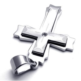 Til Dit Valg Farve Glans Pålidelig Kvalitet Titanium Kors Vedhæng