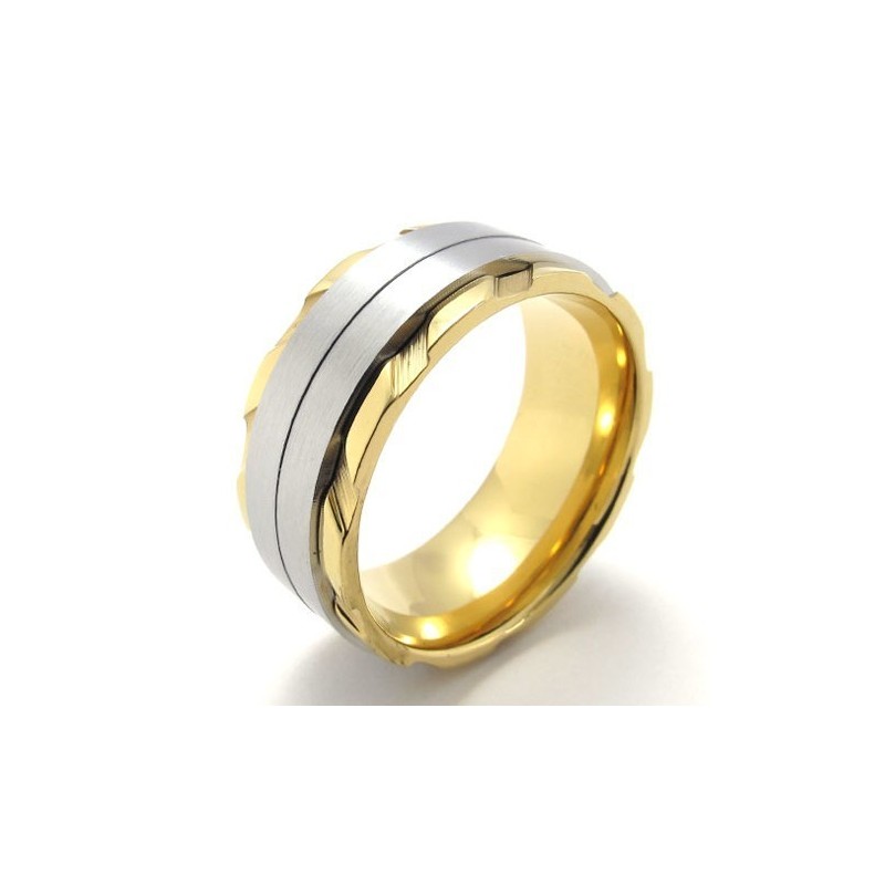 Elegant Form, Smuk I Farver, Fremragende Titaniumring Elegant Form, Smuk I Farver, Fremragende Titaniumring