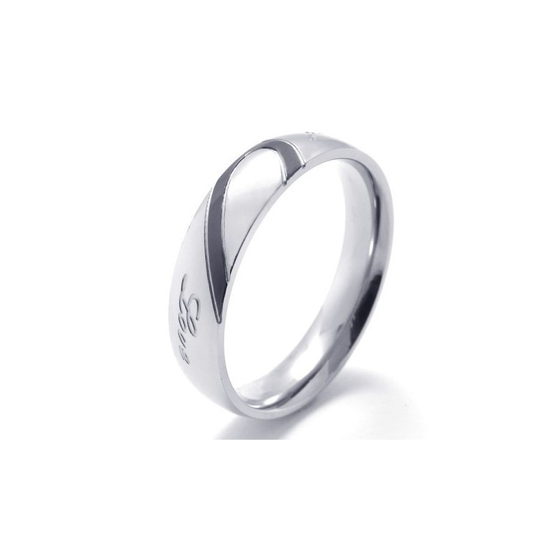 Elegant Form, Farveglans, Fremragende Kvalitet Af Titaniumring