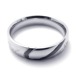 Elegant Form, Farveglans, Fremragende Kvalitet Af Titaniumring